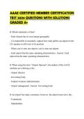 AAAE CERTIFIED MEMBER CERTIFICATION TEST 2026 QUESTIONS WITH SOLUTIONS GRADED A&plus;AAAE CERTIFIED MEMBER CERTIFICATION TEST 2026 QUESTIONS WITH SOLUTIONS GRADED A&plus;