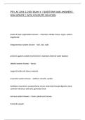 PTH&lowbar;AS 2201 & 2203 EXAM 1 &vert; QUESTIONS AND ANSWERS &vert; 2026 UPDATE &vert; WITH COMPLETE SOLUTION