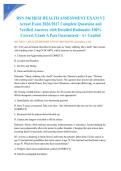 BSN 246 HESI Health Assessment Package Complete Exam Bundle Actual Exam 2026&sol;2027 &vert; Complete Exam-Style Questions &vert; 100&percnt; Verified &ndash; Detailed Rationales &ndash; Pass Guaranteed &ndash; A&plus; Graded