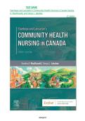 Test Bank For Stanhope and Lancaster's Community Health Nursing in Canada 4th Edition by Sandra A&period; MacDonald&sol; ISBN -13-978-0323693950&period;Latest Version&period;