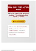CPCA Exam Prep Actual Exam 180&plus; &lpar;Fully Updated 2025-2026&rpar; Exam Questions &plus; Verified & Rationalized Answers   A&plus; Graded