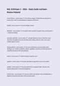 BUL 3130 Exam 1 &ndash; 2026 &ndash; Study Guide and Exam Review Material