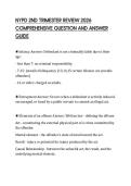 NYPD 2ND TRIMESTER REVIEW 2026 COMPREHENSIVE QUESTION AND ANSWER GUIDE
