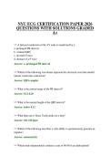 NYU ECG CERTIFICATION PAPER 2026 QUESTIONS WITH SOLUTIONS GRADED A&plus;