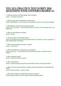 NYU ECG PRACTICE TEST SCRIPT 2026 QUESTIONS WITH ANSWERS GRADED A&plus;