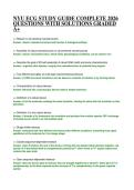 NYU ECG STUDY GUIDE COMPLETE 2026 QUESTIONS WITH SOLUTIONS GRADED A&plus;