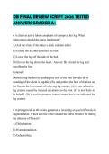 OB FINAL REVIEW SCRIPT 2026 TESTED ANSWERS GRADED A&plus;