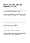 OHIO STNA EXAM FINAL SCRIPT 2026 COMPLETE SOLUTION SET