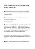 OHIO STNA EXAM PRACTICE REVIEW 2026 TESTED QUESTIONS