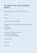 MBE &ndash; Evidence &ndash; 2026 &ndash; Study Guide and Practice Questions