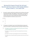 Maryland Tax Preparers Practice Test All Actual Questions and Correct Answers with Complete Solutions &vert; Already Graded A&plus; &vert; New Update 2026