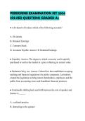 PEREGRINE EXAMINATION SET 2026 SOLVED QUESTIONS GRADED A&plus;