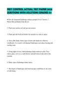 PEST CONTROL ACTUAL TEST PAPER 2026 QUESTIONS WITH SOLUTIONS GRADED A&plus;