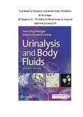 Test Bank for Urinalysis And Body Fluids 7th Edition  By Strasinger  &vert;All Chapters &lpar;1 &ndash; 17&rpar; &vert;Q&As Verified&vert; Grade A&plus; Assured &vert;ISBN 9781719645379