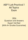 A&P 1 Lab Practical 1 All Topics Study Guide &vert; APHY 1 Lab Prep 2026
