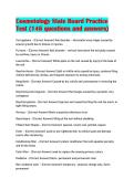 Cosmetology State Board Practice Test &lpar;146 questions and answers&rpar;