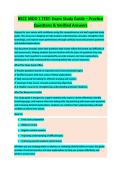 BECC MOD 1 TEST COMPLETE STUDY GUIDE 2026&sol;2027 &vert;&vert; VERIFIED QUESTIONS