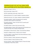 PHARMACOLOGY EXIT ACTUAL EXAM PAPER 2026 QUESTIONS WITH SOLUTIONS GRADED A&plus;