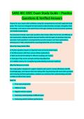 SANS 401 GSEC Certification Complete Exam Study Guide 2026&sol;2027 &vert; Verified Questions & Answers