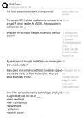 FDSC Exam 1 Questions and Answers
