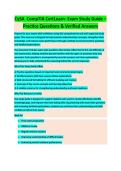 CompTIA CySA&plus; Certification Complete Exam Study Guide 2026&sol;2027 &vert; Verified Questions & Answers