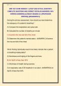 EMS 1021 EXAM VERSION 1 LATEST 2026 ACTUAL EXAM WITH  COMPLETE QUESTIONS AND CORRECT DETAILED ANSWERS &lpar;100&percnt;  VERIFIED ANSWERS&rpar; &vert;ALREADY GRADED A&plus;&vert; &vert;&vert;PROFESSOR  VERIFIED&vert;&vert; &vert;&vert;BRANDNEW&excl;&excl;&excl;&vert;&vert; 