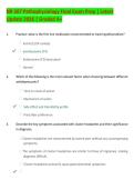 NR 507 Pathophysiology Final Exam Prep &vert; Latest Update 2026 &vert; Graded A&plus;