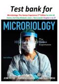 Test bank for  Microbiology&colon; The Human Experience 2nd Edition by John W&period;  Foster&comma; Zarrintaj Aliabadi&comma; Joan L&period; Slonczewski Chapter 1 to 27 