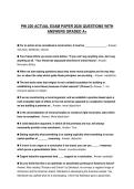 PHI 220 ACTUAL EXAM PAPER 2026 QUESTIONS WITH ANSWERS GRADED A&plus;