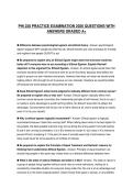 PHI 220 PRACTICE EXAMINATION 2026 QUESTIONS WITH ANSWERS GRADED A&plus;