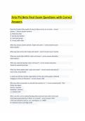 Zeta Phi Beta Final Exam Questions with Correct Answers