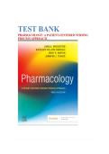 Test Bank for Pharmacology&colon; A Patient-Centered Nursing Process Approach 12th Edition &vert; Linda E&period; McCuistion &vert; Latest Update 2026 &vert; Exam Prep Questions & Verified Answers &vert; Instructor Test Bank PDF