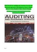 Test Bank for Auditing and Assurance Services&colon; An Integrated Approach 17th Edition &vert; Alvin A&period; Arens&comma; Randal J&period; Elder&comma; Mark S&period; Beasley & Chris E&period; Hogan &vert; Latest Update 2026 &vert; Exam Prep Questions & Verified Answers &vert; Instructor Test Bank PDF