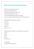 BICSI Level 1 Exam with verified detailed answers