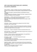 WPC 300 EXAM QUESTIONS WITH VERIFIED ACCURATE ANSWERS