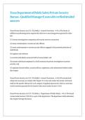 Texas Department of Public Safety Private Security Bureau - Qualified Manager Exam with verified detailed answers 
