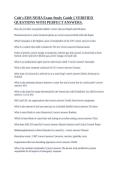 Cole's EHS NEHA Exam Study Guide &vert;&vert; VERIFIED QUESTIONS WITH PERFECT ANSWERS&period;