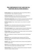 PMA COMPREHENSIVE STUDY GUIDE 2026 FULL QUESTIONS AND SOLUTIONS GRADED A&plus;
