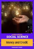 Money and Credit Class 10th