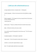 C268 Exam with verified detailed answers 