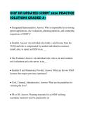 OSSF DR UPDATED SCRIPT 2026 PRACTICE SOLUTIONS GRADED A&plus;