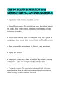 OSSF DR BOARD EVALUATION 2026 GUARANTEED PASS ANSWERS GRADED A&plus;