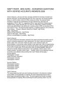 SWIFT RIVER - MED-SURG &ndash; SCENARIOS QUESTIONS  WITH VERIFIED ACCURATE ANSWERS 2026