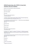 NEHA Practice Exam- ALL TOPICS &vert;&vert; Exam-Style Questions with Clear Solutions&period;