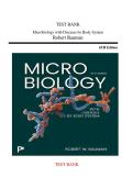 TEST BANK for Microbiology with Diseases by Body System&comma; 6th Edition 2026 By Bauman