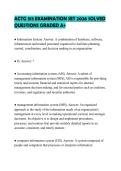 ACTG 313 EXAMINATION SET 2026 SOLVED QUESTIONS GRADED A&plus;