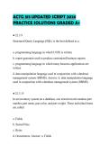 ACTG 313 UPDATED SCRIPT 2026 PRACTICE SOLUTIONS GRADED A&plus;