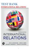 Test Bank for International Relations&comma; 13th Edition by Jon C&period; Pevehouse&vert; 9780138118914&vert; All Chapters 1-13&vert; LATEST