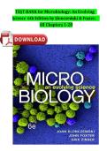 TEST BANK for Microbiology An Evolving Science 6th Edition by Slonczewski & Foster ISBN 9781324033523&comma; All 28 Chapters Covered&comma; Verified Latest Edition 2026