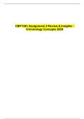 CMY1501 Assignment 2 Review & Insights - Criminology Concepts 2026